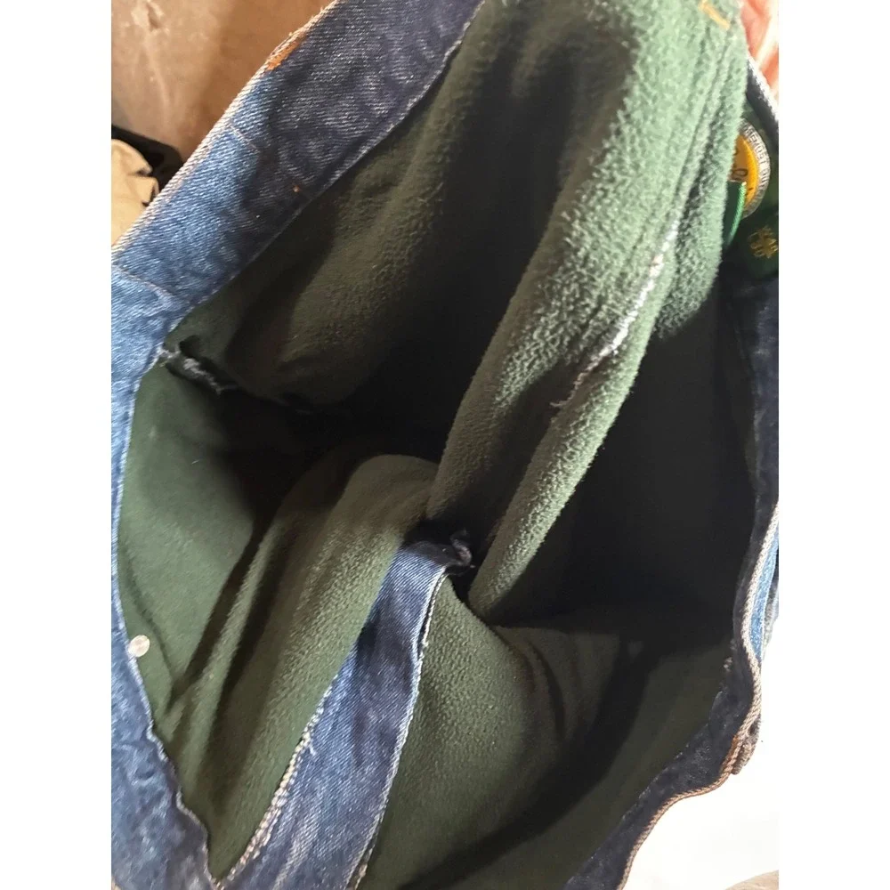 Cabelas‎ Fleece Lined Jeans Mens 40x30 Blue Denim Insulated Outdoor Pants 40x29